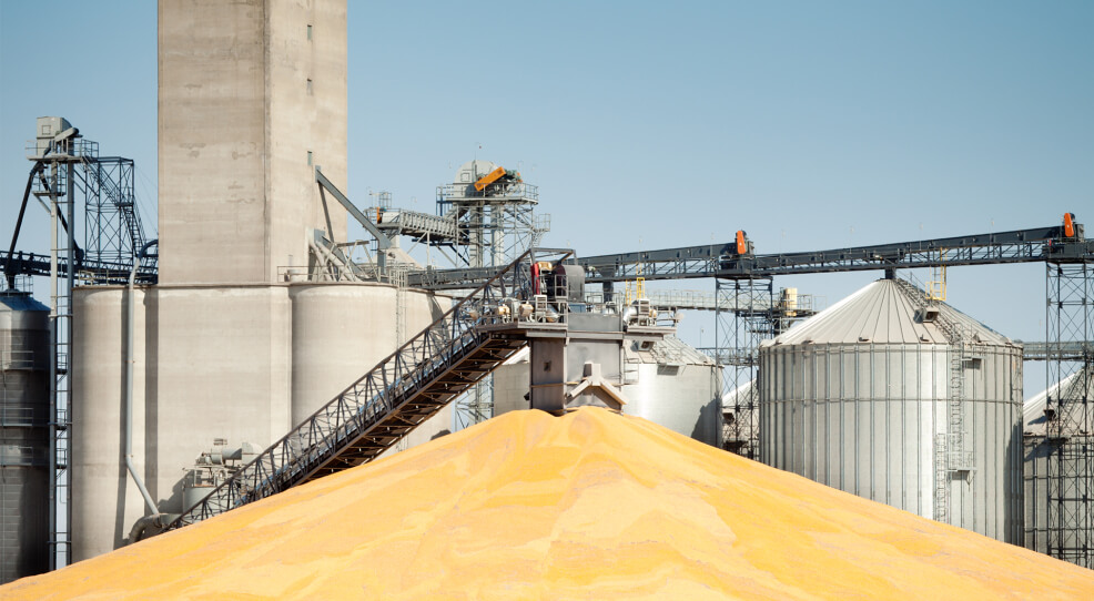 Grain storage silo system