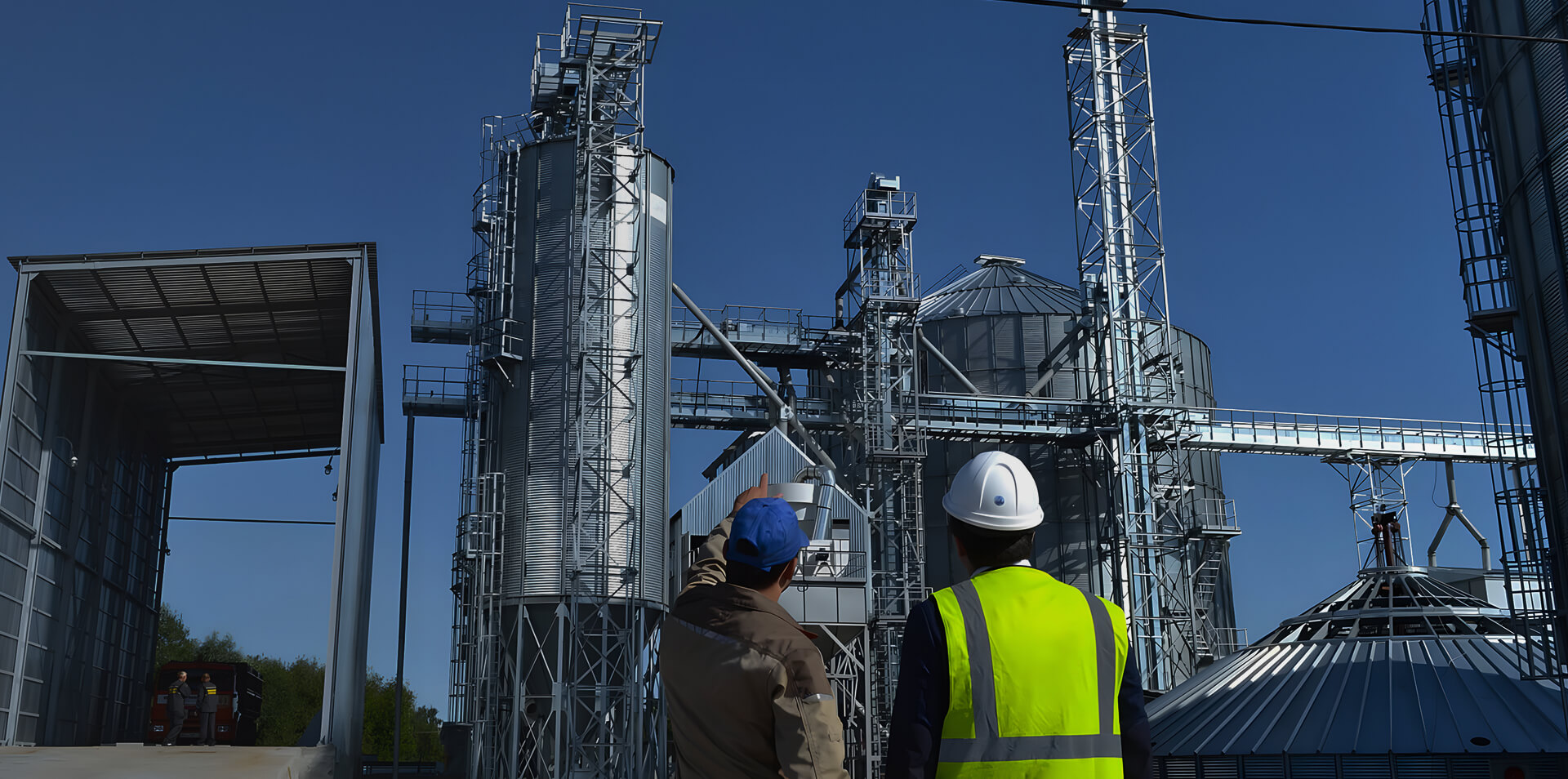 Grain silo factory