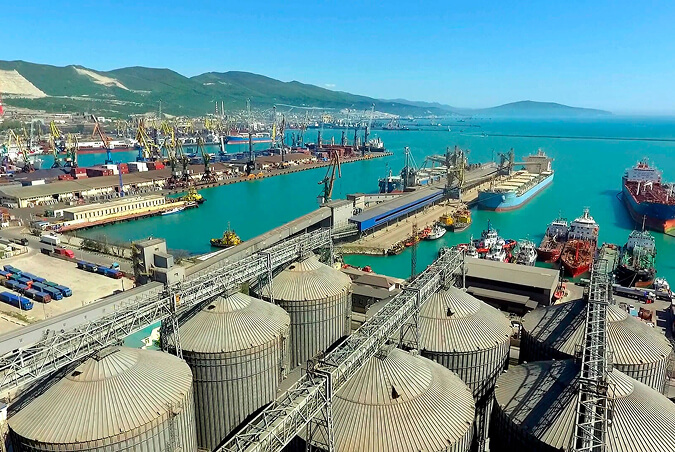 Port transfer silo system