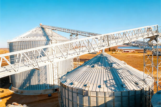 Animal feed strage silo