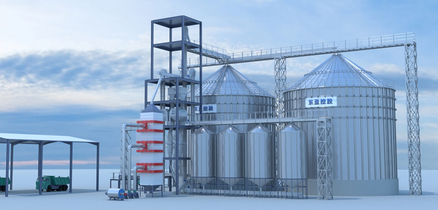 Grain storage silo