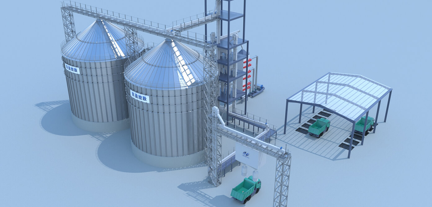 port transfer silo system