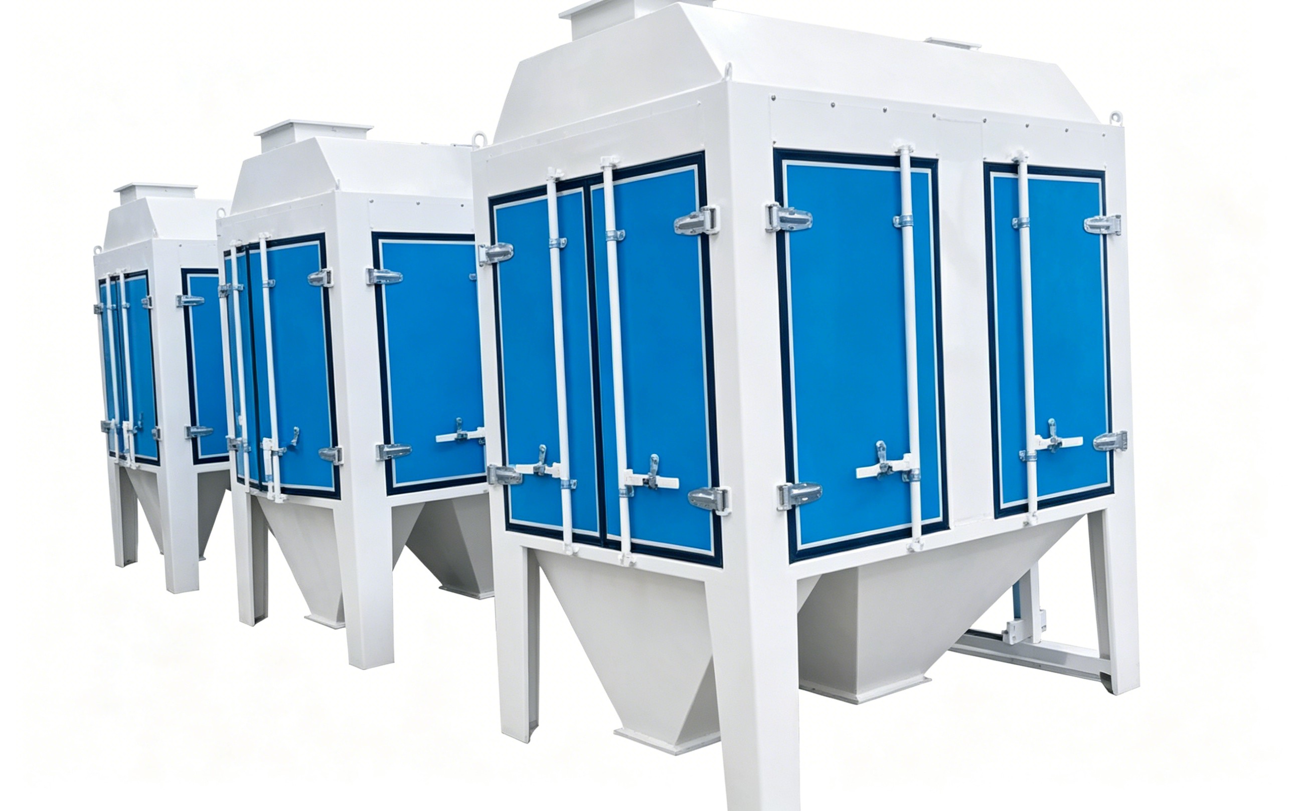 Grain silo pre-cleaning system