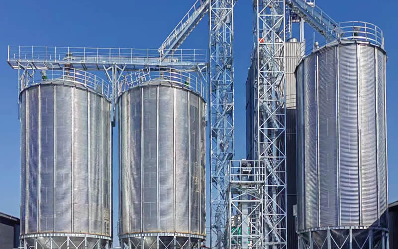 Grain silo storage system