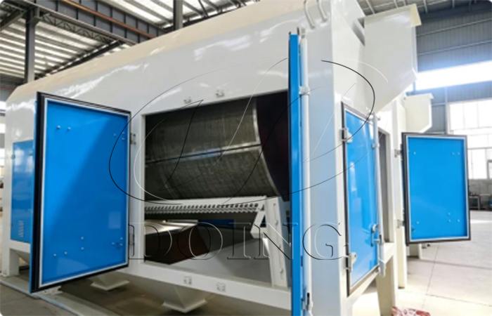 sifting unit for steel silo grain cleaning line