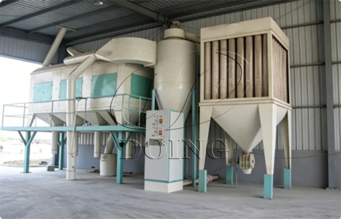 pre-cleaning pulse collector used in grain steel silo