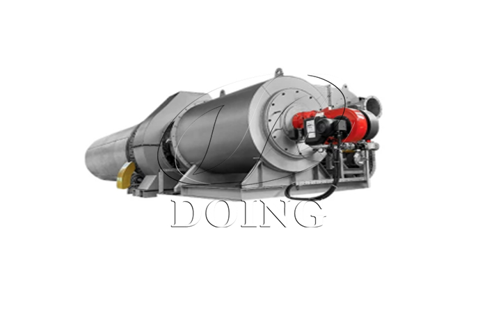 rotary drum grain dryer for grain storage drying