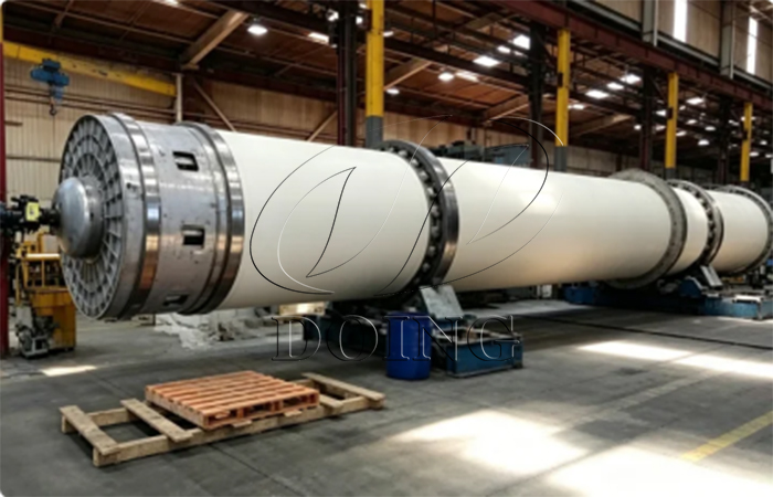 rotary drum grain dryer for grain depot