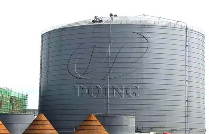 steel grain depot welded silo