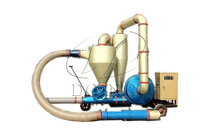 pneumatic conveyor for grain depot transfer