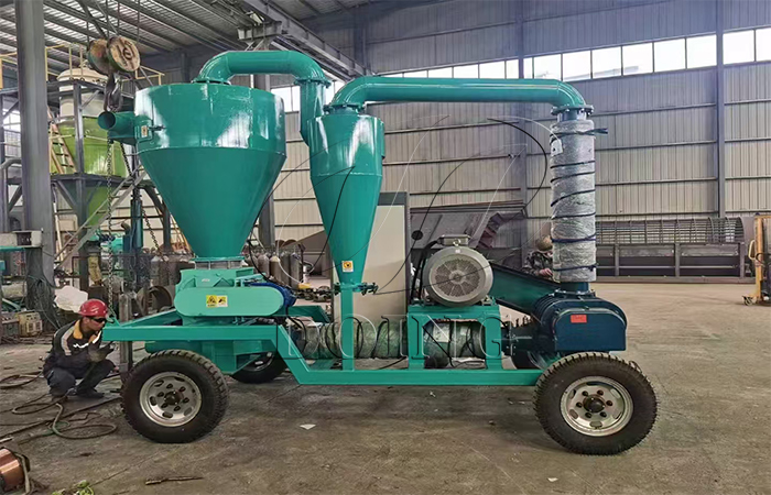 pneumatic conveyor in grain silo conveying