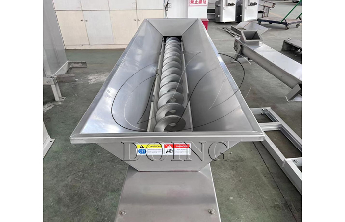 steel silo grain screw conveyor unit