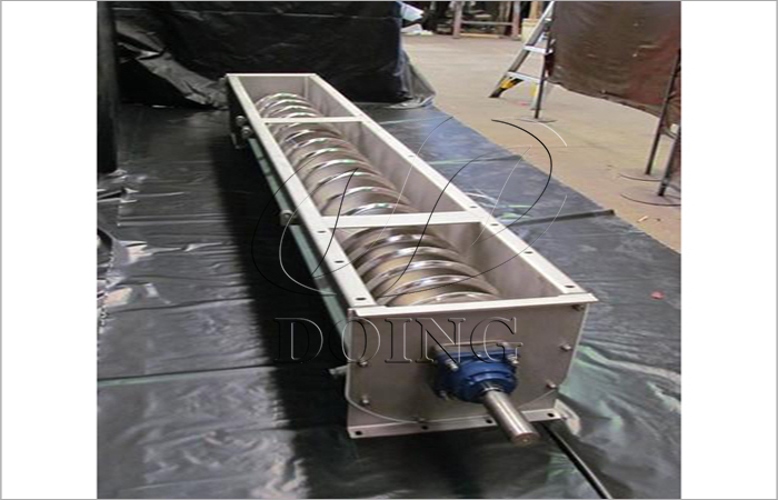 screw conveyor for grain storage facility