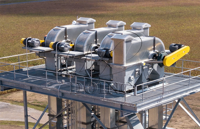 bucket elevator for steel grain silo