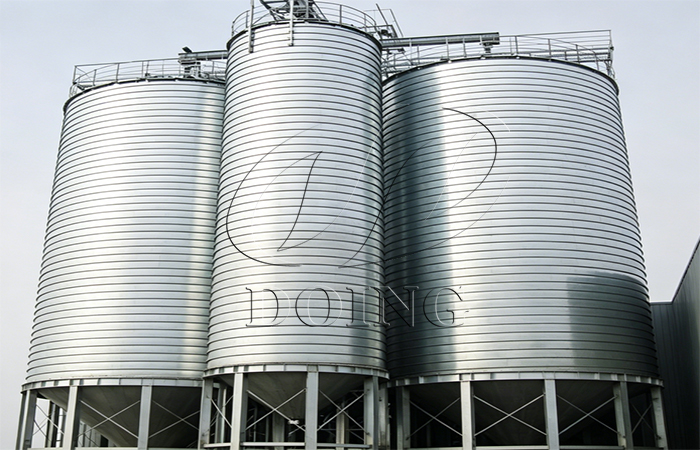 grain depot steel silo