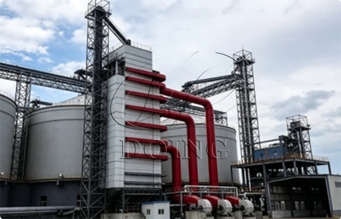 tower type grain dryer