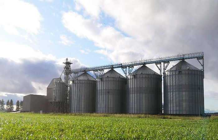 grain silos