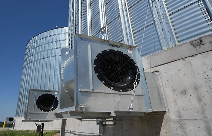 controlling moisture solution for commercial grain storage
