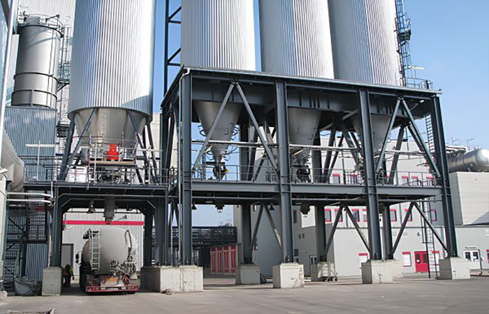 grain silo unloading system