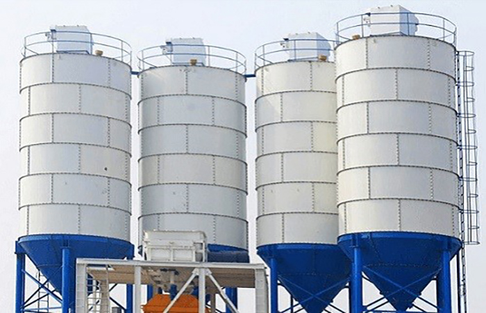 grain silo for flour storage