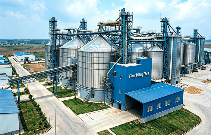 steel silos for flour storage